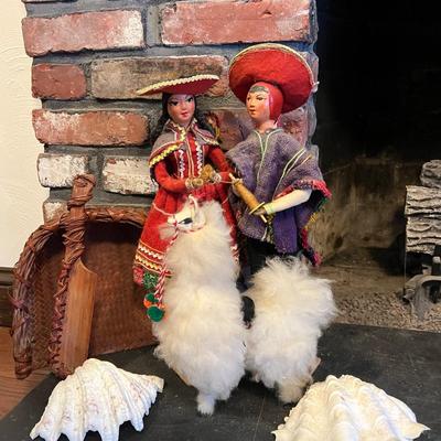 Handmade Peruvian Doll Lot