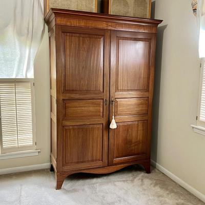 Solid Wood Entertainment Armoire ~ Excellent