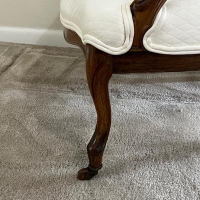 Solid Wood Upholstered Arm Chair
