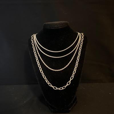 Chunky Silver Costume Jewelry (P-DZ)