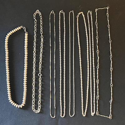 Chunky Silver Costume Jewelry (P-DZ)