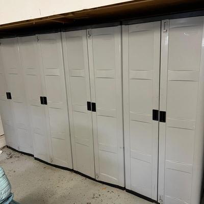 Four Suncast Storage Lockers (G1-MK)