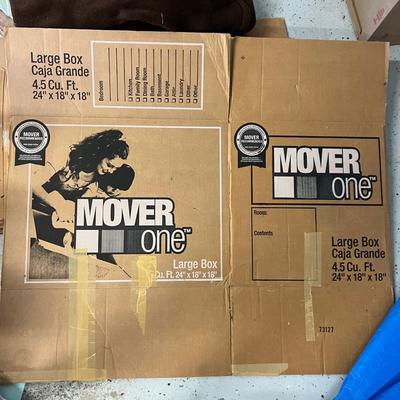 Packing Supplies incl. Box Cutters, Moving Blankets, & More (G-1MK)
