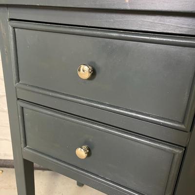 Gorgeous Blue/Grey Storage End Table / Side Table