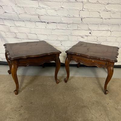 2 Set of Wooden Side Table