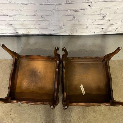 2 Set of Wooden Side Table