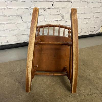 Childâ€™s Wooden Rocking Chair