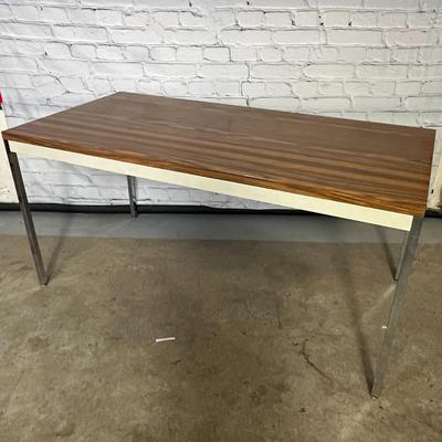 Large Table with Aluminum Base