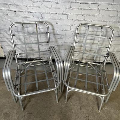 2 Outdoor Glider Chairs W/Mainstay Cushions