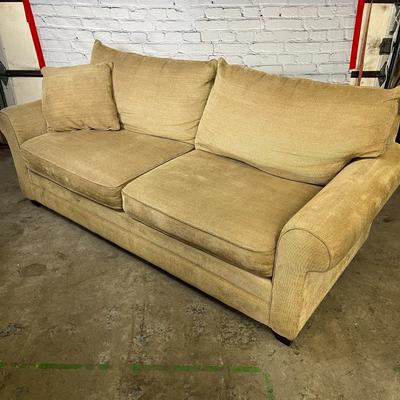 Bassett Two Cushion Roll Arm Sofa