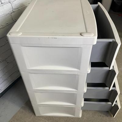 4-Drawer Plastic Storage Cabinet