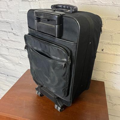 Transworld Black Wheeled Suitcase