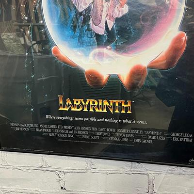 The Labyrinth Movie Poster in Frame