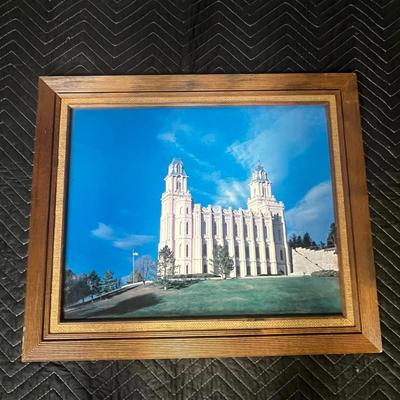 Manti Utah Temple Photo Frame