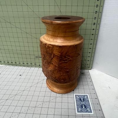 Wooden Vase