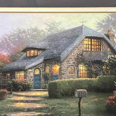 Thomas Kinkade Lilac Cottage 