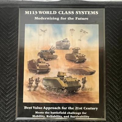 M113 World Class Framed Poster
