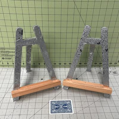 Mini Print-In-Place Articulated Easel Display Stand