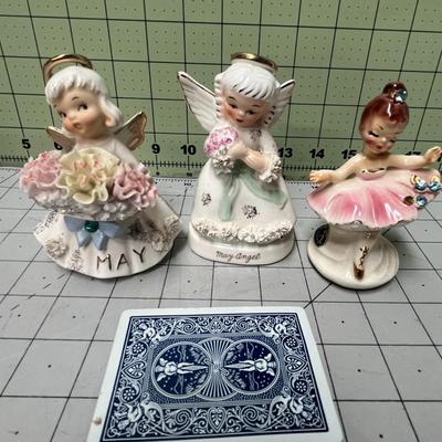 Porcelain Miniature Dolls Angel Children