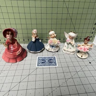 Porcelain Miniature Dolls Angel Children