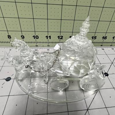 Cinderella Crystal Wedding Coach Sculpture Shannon
