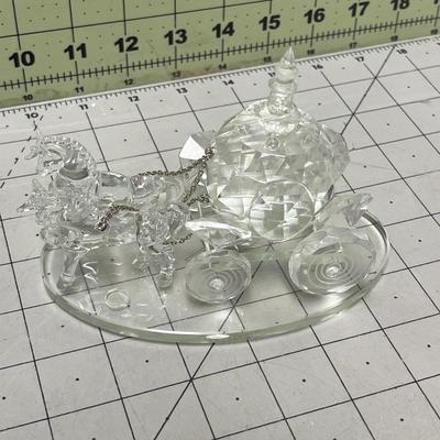 Cinderella Crystal Wedding Coach Sculpture Shannon