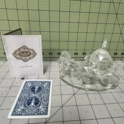 Cinderella Crystal Wedding Coach Sculpture Shannon