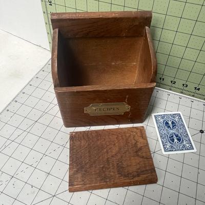 Wood Recipe Box and Plaque