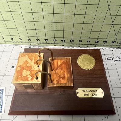 Wood Recipe Box and Plaque