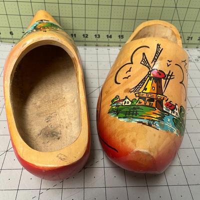 Vintage wooden shoe