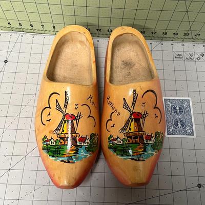 Vintage wooden shoe