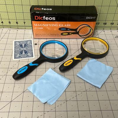 2PCS Magnifying Glass