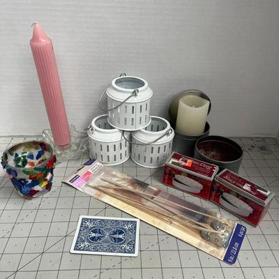 Pack Candles & Candle Holders and Sticks