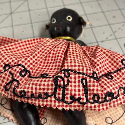 "New Orleans" Doll & Printed Sign