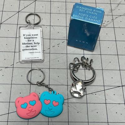 Set of Keychains And Accessories