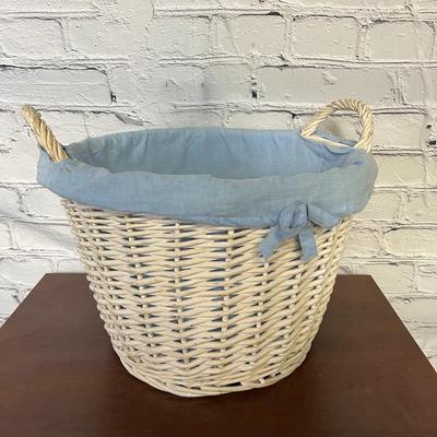 Pack of Wicker Storage & Plastic Storage Basket