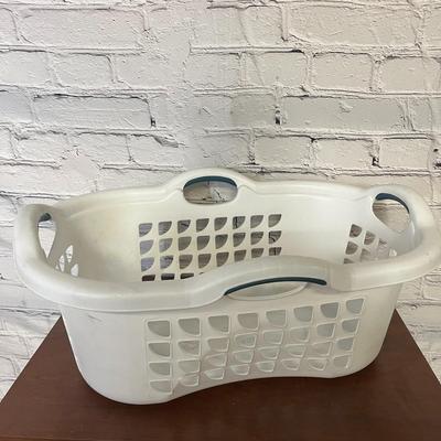 Pack of Wicker Storage & Plastic Storage Basket