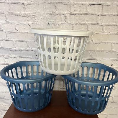 Sterilite Multipurpose Plastic Storage Basket Set of 3