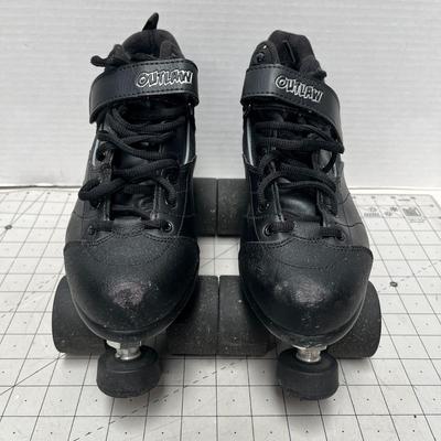 Outlaw Roller Skate Package - Black Size 8