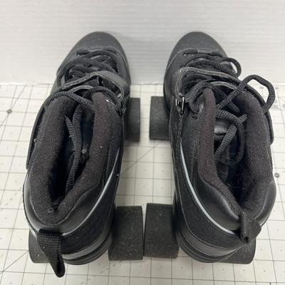 Outlaw Roller Skate Package - Black Size 8