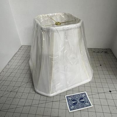 Rectangle Cut Corner Lamp Shade 11 x 11 x 10.25