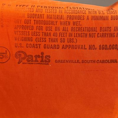 Old Vintage Life Jacket