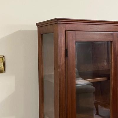 Solid Mahogany Bookcase / Curio Cabinet ~ *Read Details