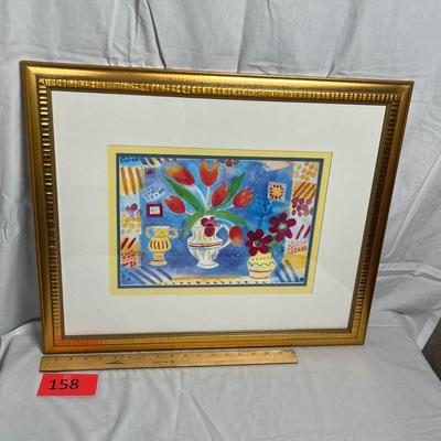 Festive water color picture