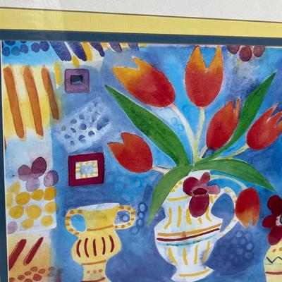 Festive water color picture