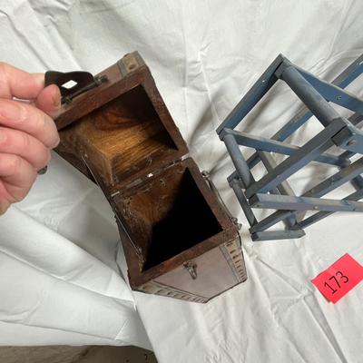 Wood box & Folding rack