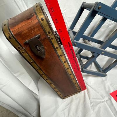 Wood box & Folding rack