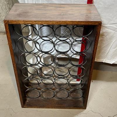 Vintage wine rack