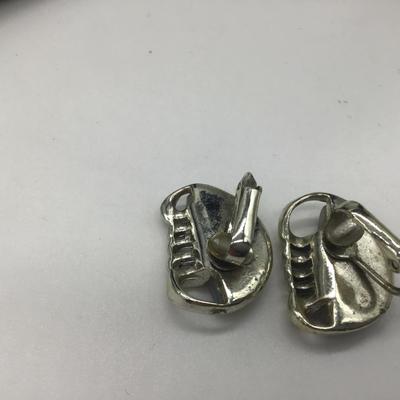 Antique clip on earrings