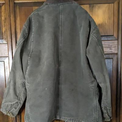 Vintage Blanket Lined Carhartt Button Up Coat